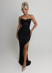 In The Spotlight Maxi Dress - Black