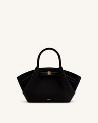 Hana Elegant Mini Casual Tote Bag - Black