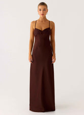 Joanie Maxi Dress - Chocolate