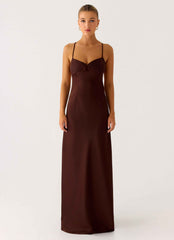 Joanie Maxi Dress - Chocolate