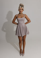 No Other Love Bow Mini Dress - Pink