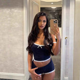 Sleeveless Lace Stitching Shorts Suit - Ivory