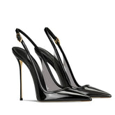 Sexy Pointed Toe Mules Sandals