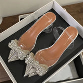 Spring Sexy Slingback Shoes Women Mules Sandals