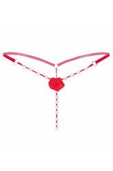 Rose Pearl Thong
