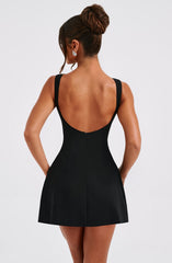 Alana Black Mini Dress