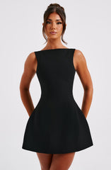 Alana Black Mini Dress