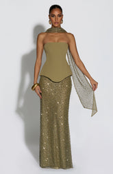 Allaire Sage Maxi Skirt
