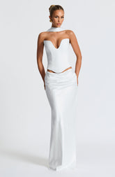 Ivory Bernadette Maxi Skirt