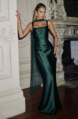Emerald Calanthe Maxi Dress