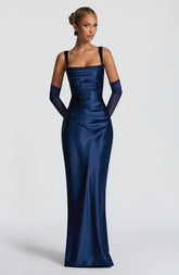 Navy Calanthe Maxi Dress