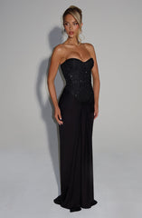 Black Carina Maxi Dress