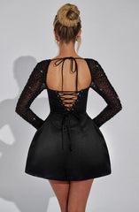Black Dolly Mini Dress