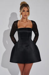 Black Dolly Mini Dress