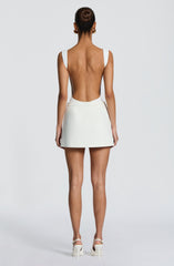 Ivory Edna Mini Skirt