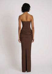 Chocolate Hilda Gown
