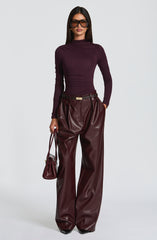 Plum Glenda Trousers