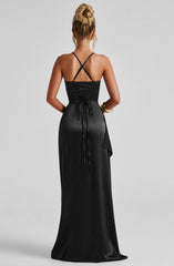 Helen Black Maxi Dress