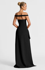 Khalesia Black Maxi Dress