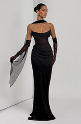 Liora Black Maxi Dress