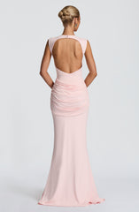 Lorenza Blush Maxi Dress