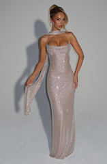Mirabella Nude Maxi Dress