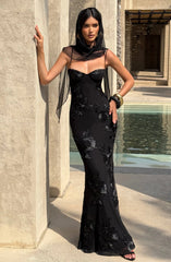 Black Nefertiti Maxi Dress