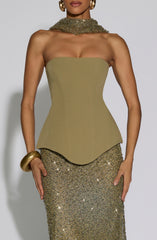 Sage Green Oakley Corset