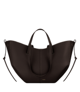 WOMEN'S STRUCTURED TEXTURED MIDI CASUAL TOTE BAG