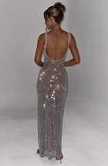 Silver Petra Maxi Dress