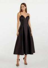 Saskia Midi in Chocolate