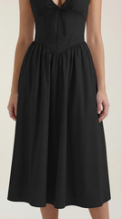 Cassiopeia Midi Plunge Dress
