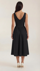 Cassiopeia Midi Plunge Dress