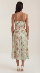 Odette Corset Midi Dress