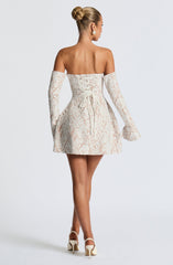 Salone Ivory Mini Dress