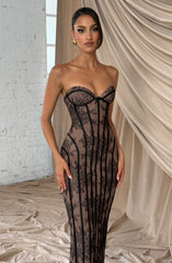 Sian Si Maxi Dress - Black