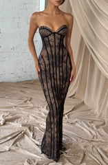 Sian Si Maxi Dress - Black