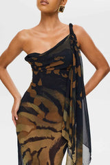 Solstice Sheer Chiffon Maxi Dress