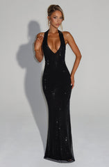 Starla Black Maxi Dress