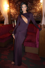Tahnee Plum Maxi Dress