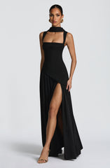 Tullulah Black Maxi Dress