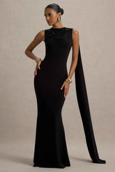 Mia Maxi Dress - Black Sash