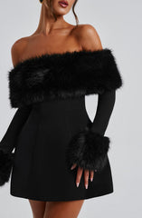 Black Villanelle Mini Dress