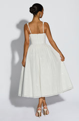 Ivory Sparkle Vivienne Midi Dress
