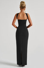 Yulia Black Maxi Dress