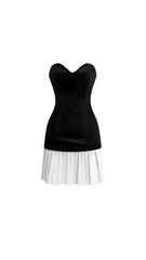 Belle Velvet Sweetheart Mini Dress