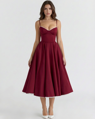 Satin Feel, Boned Bodice, Perfect for Weddings and Parties