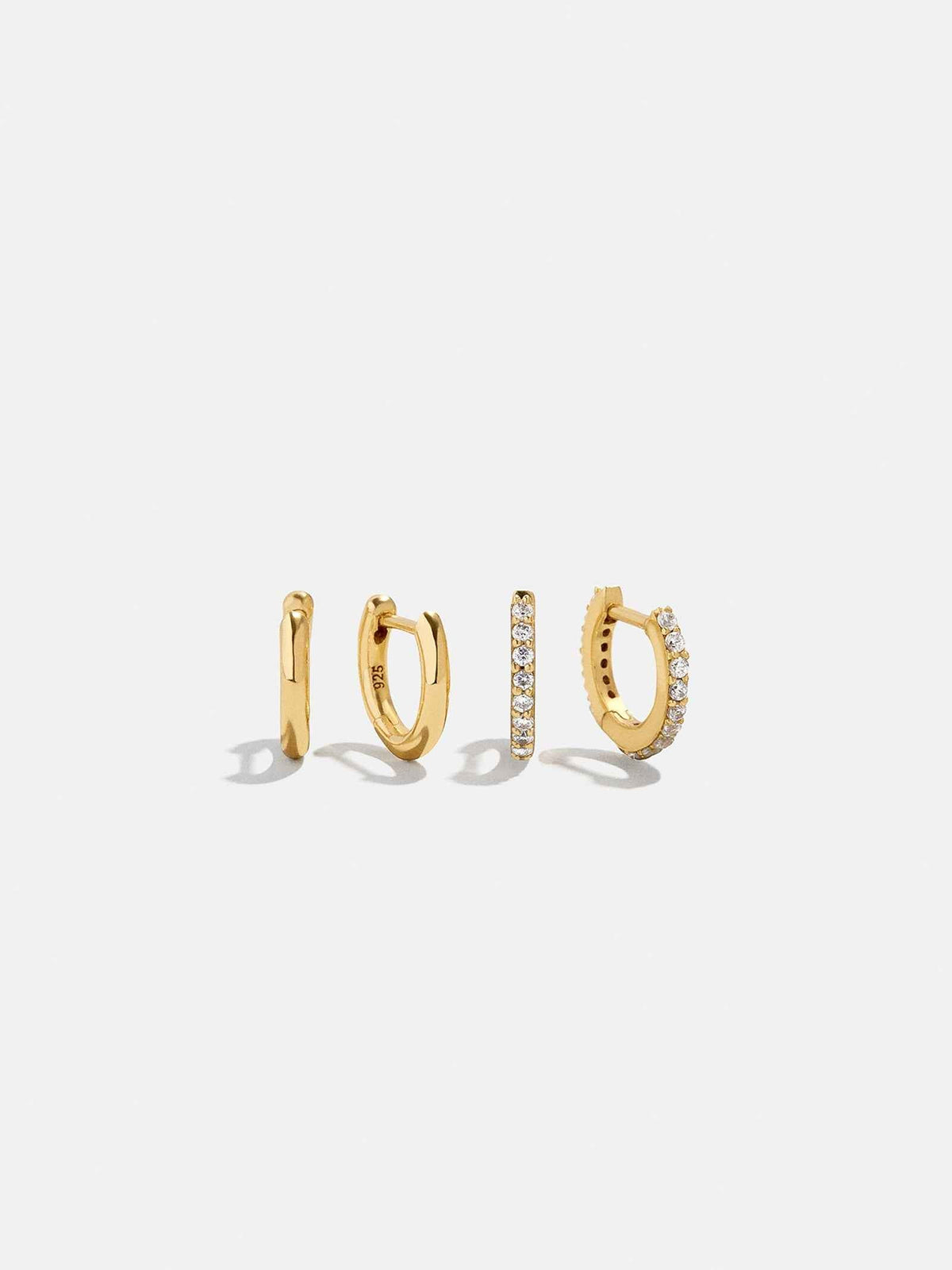 Nicole Gold Earring Set - Gold/Pav