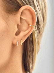 Nicole Gold Earring Set - Gold/Pav