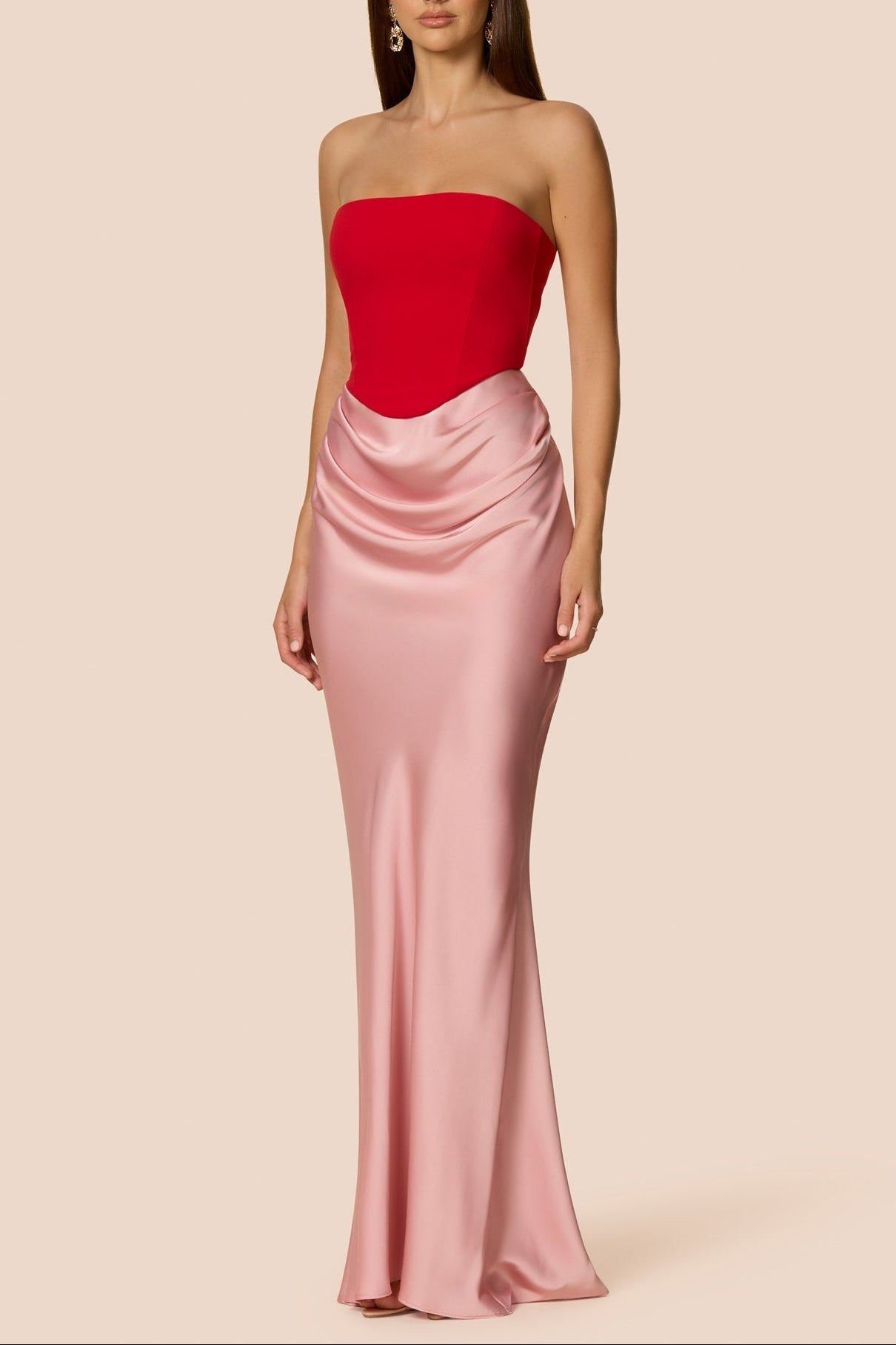 Mary Angela Maxi Gown in NavyBlue
